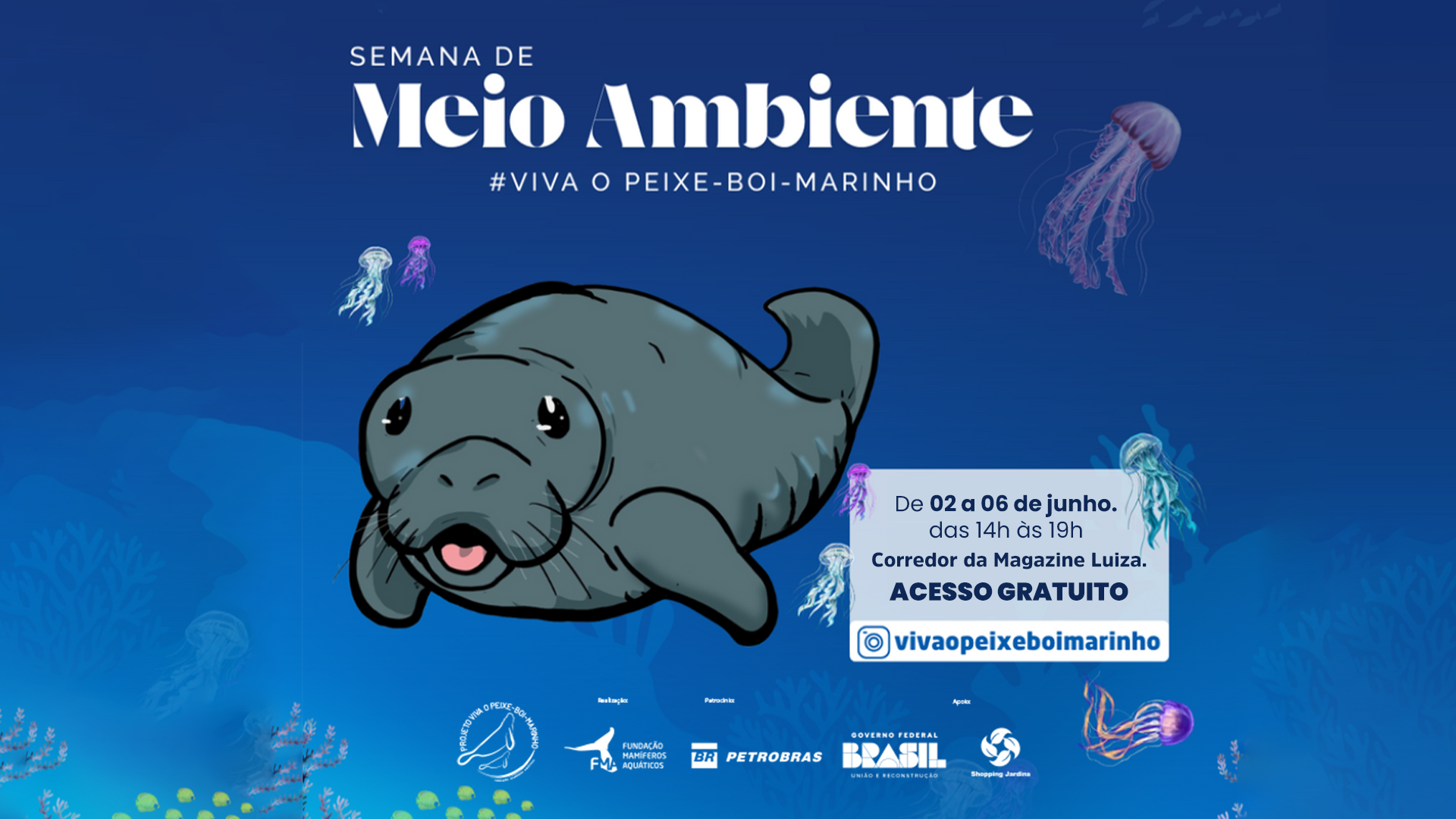 Semana do Meio Ambiente: Viva o Peixe-boi-marinho
